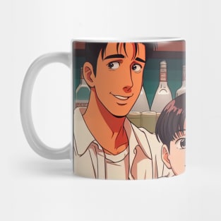 Friends in anime style - 4/4 designs Mug